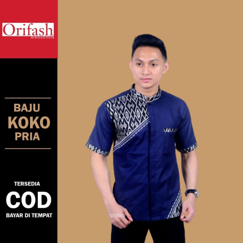 BAJU KOKO DEWASA PREMIUM TERBARU AZZAHIR SYUBBANUL MUSLIMIN LENGAN PENDEK BAJU KOKO