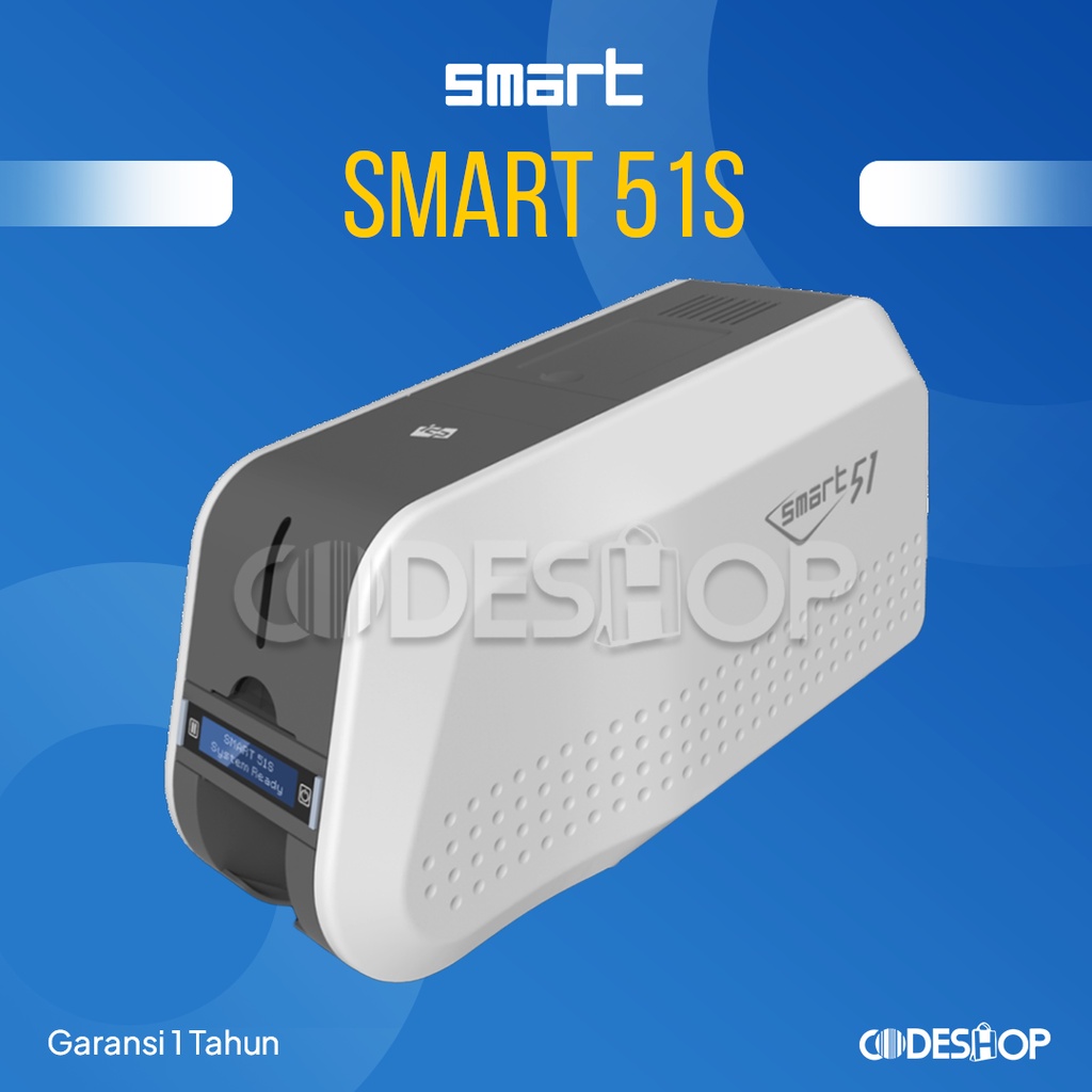 MESIN CETAK KARTU SMART 51S SINGLE SIDE 300 DPI