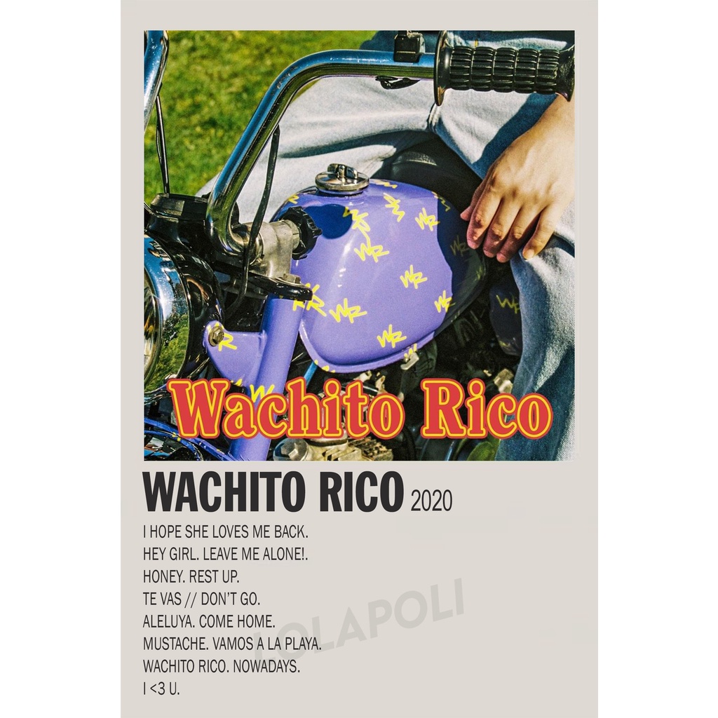 Poster Cover Album Wachito Rico - Boy Pablo