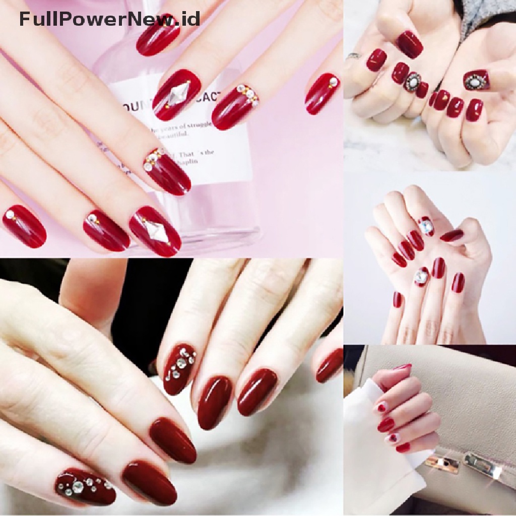 Power 500pcs Setengah Penutup French Tips Kuku Palsu Tips Manicure Acrylic DIY Kuku Palsu ID