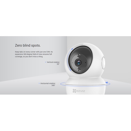 Ezviz C6N Smart Wireless WiFi Pan Tilt Camera 1080p Garansi Resmi N