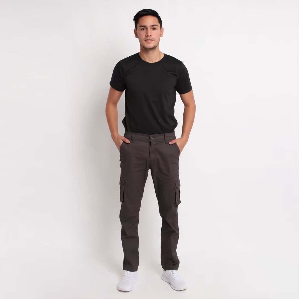 Celana cargo panjang pria celana kargo panjang pria PDL pants pria celana panjang celana kargo panjang cargo panjang celana kargo panjang Killer warna abu tua art  SMCPL105