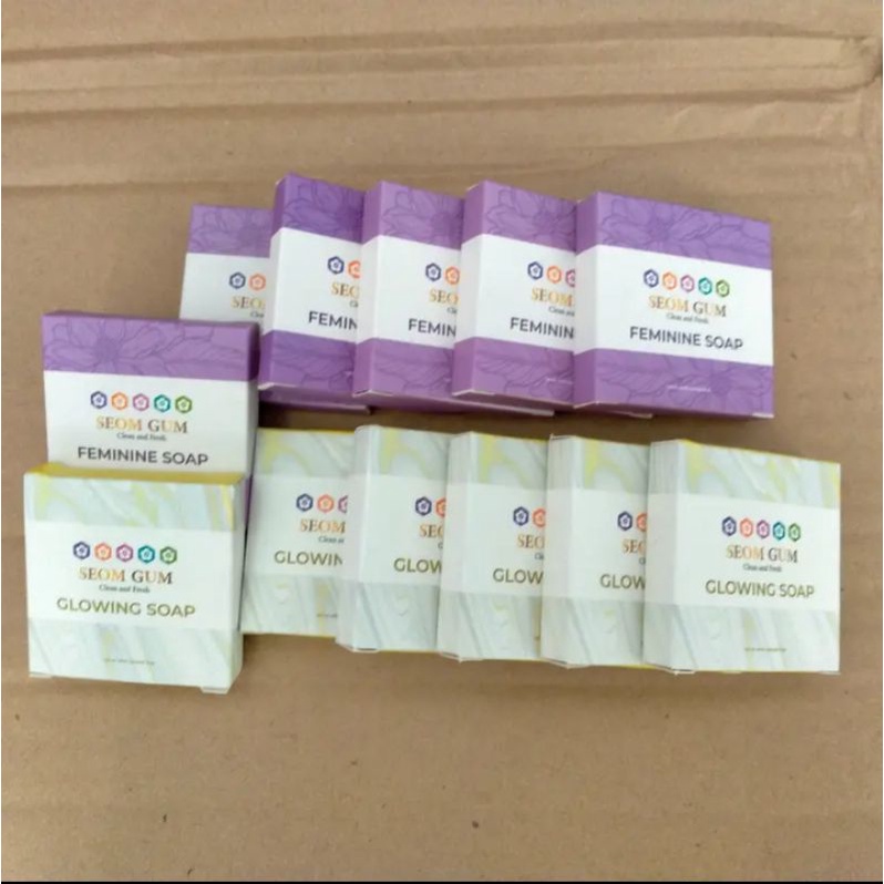 seom gum glow soap/seom gum feminim soap