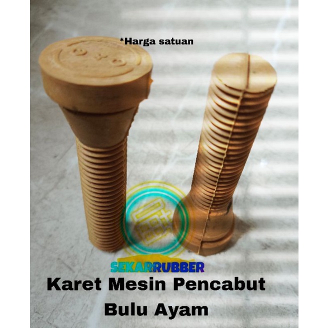 Karet Mesin Pencabut Bulu Ayam Alat Bubut Pembersih Bulu Unggas Plucker Rubber
