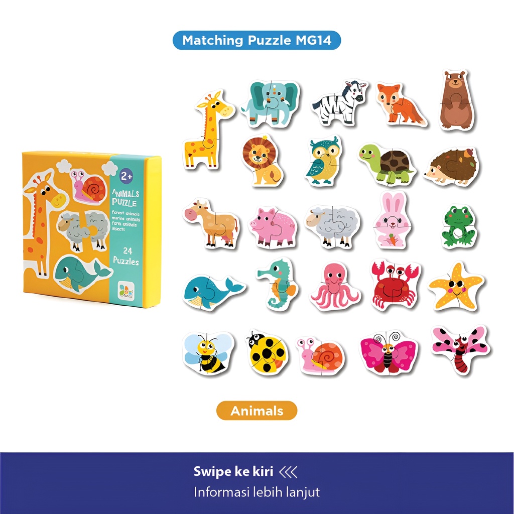 Matching Puzzle | Mainan Puzzle Edukasi Anak Kayu | Mainan Terbaru 2023 | Hadiah Ulang Tahun Anak Cewek Cowok