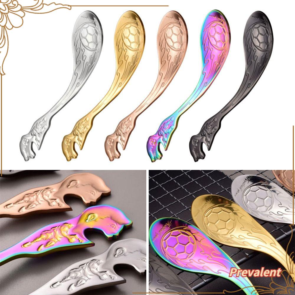 Preva Sendok Kopi Multi Fungsi Warna Mempesona Stainless Steel Football Spoon