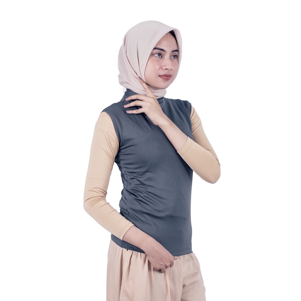 SALE ... Manset Dalaman Baju Oblong Polos / Manset Buntung Dalaman tanpa lengan Size Lengkap Terlari
