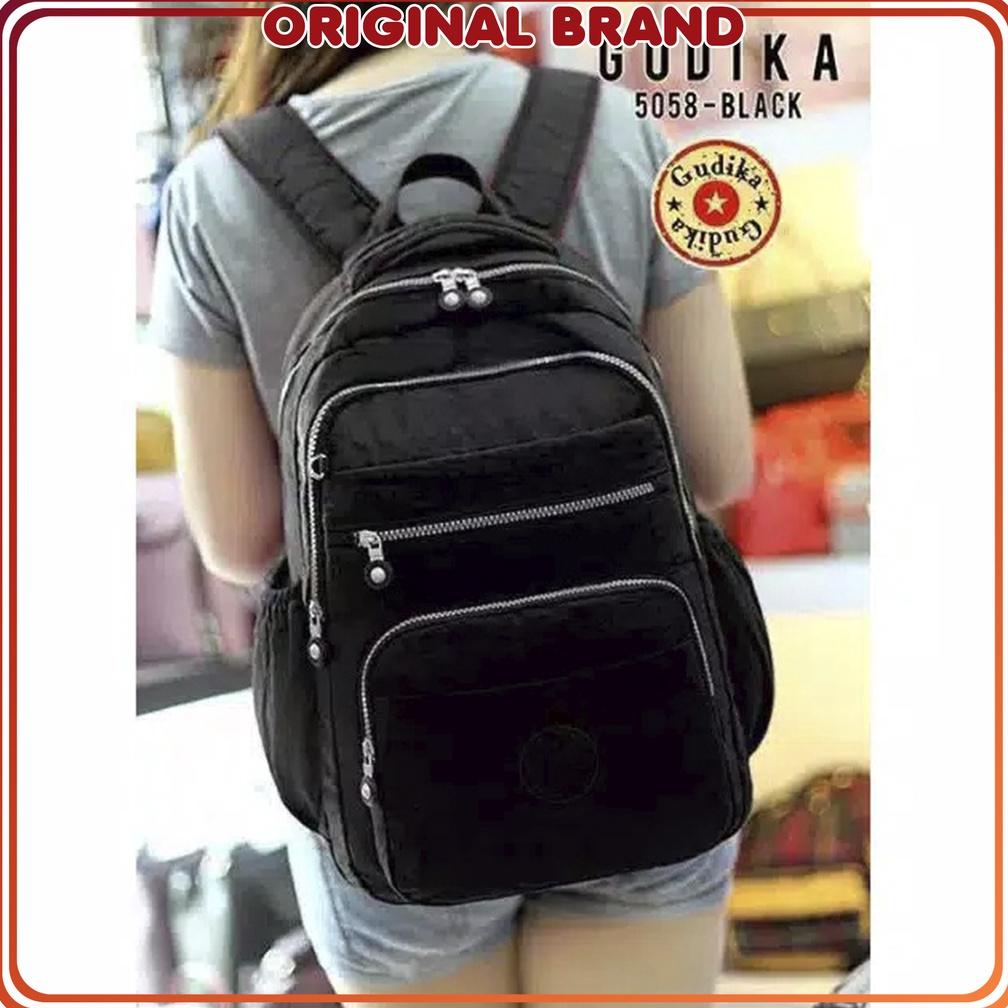 [COD] ASLI  Backpack GUDIKA 5058 - Tas Ransel Wanita Waterproof Original Import Bisa Untuk Laptop Ga