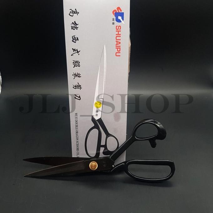 

Gunting shuaipu bahan dengan bahan baja hitam ukuran 10