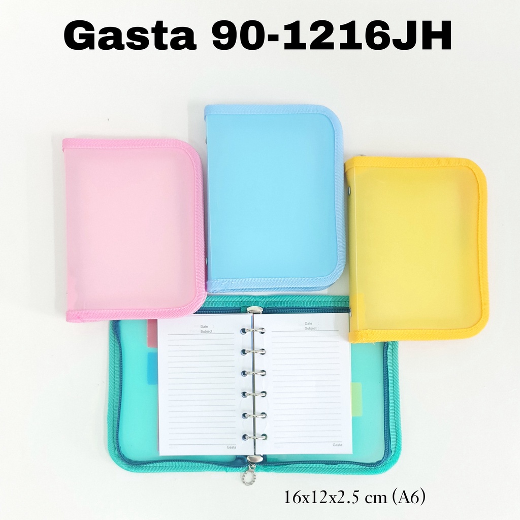 

GG Binder Note Sleting GASTA 90K-PP Cover Warna Polos /Map Binder/Ring Note