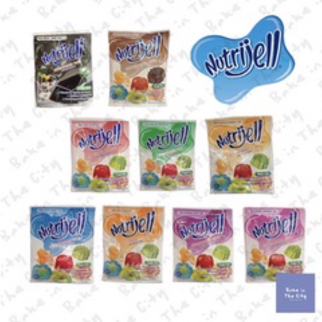 

nutrijell jelly powder berbagai rasa kemasan 15gr