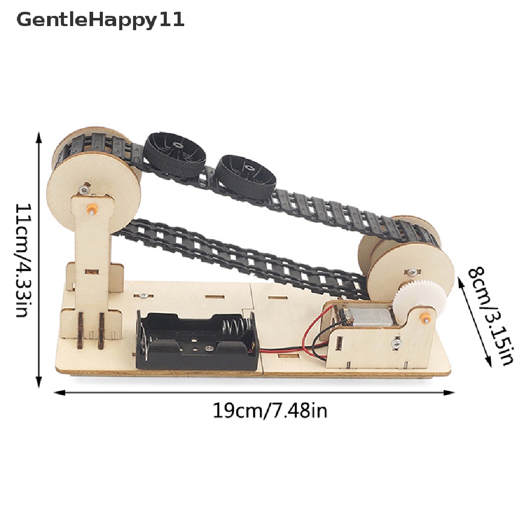 Gentlehappy Science Technoy Produksi Kecil DIY Conveyor Belt Handmade Mainan Ilmu Pengetahuan id