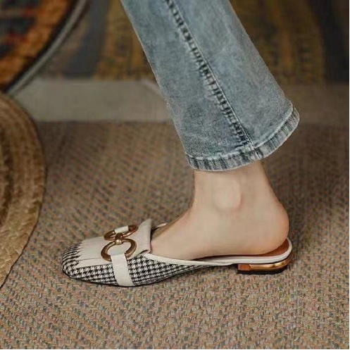 flat shoes wanita 9858 Sandal Slip On Fashion Wanita Import