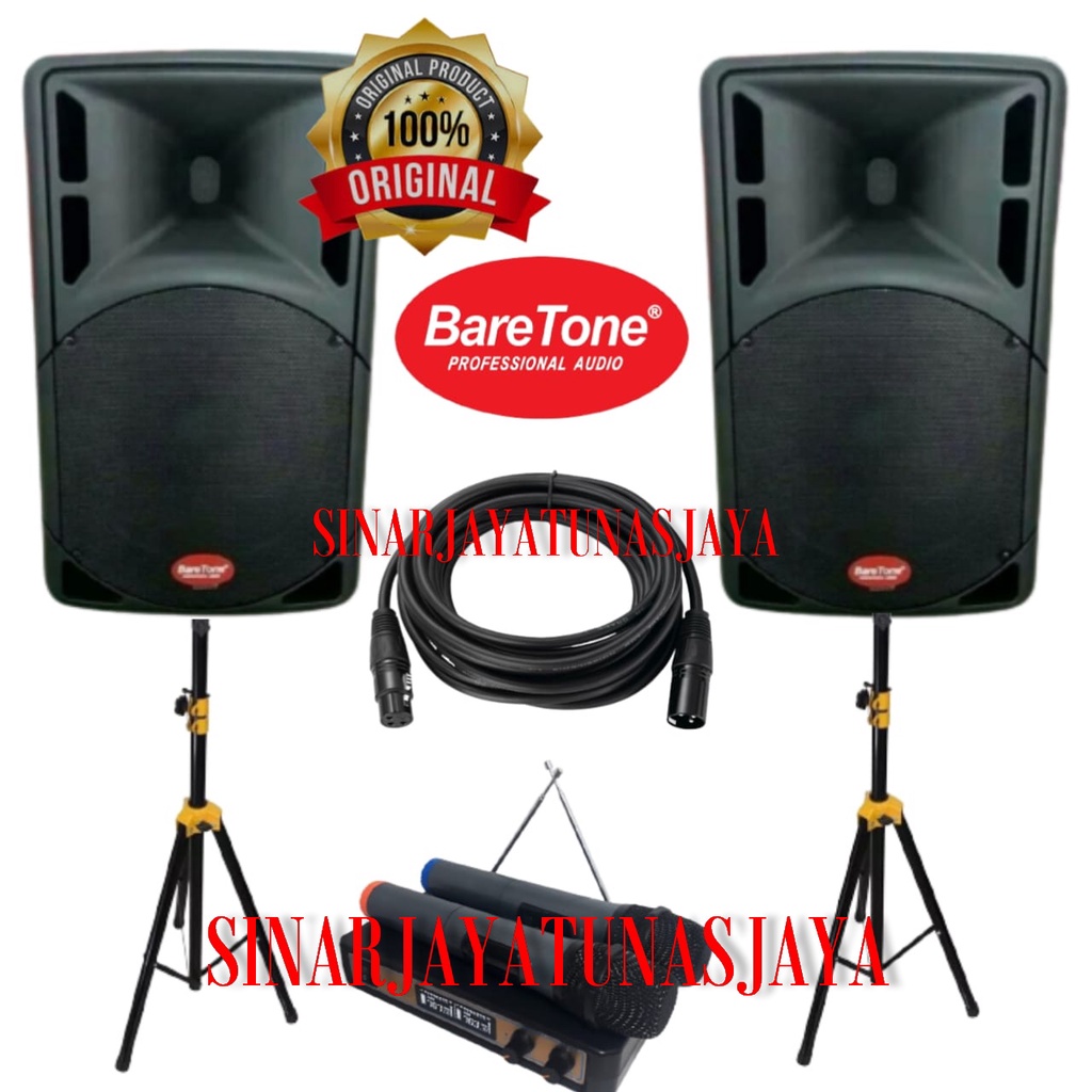 SPEAKER AKTIF BARETONE MAX15RAE SPEAKER AKTIF 15INCH ORIGINAL aktif aktif FREE BONUS