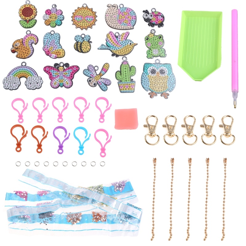Mary Number Kits Diamond Craft Untuk Kunci Ransel Liontin DIY Kit Remaja Perempuan Pesta Fa