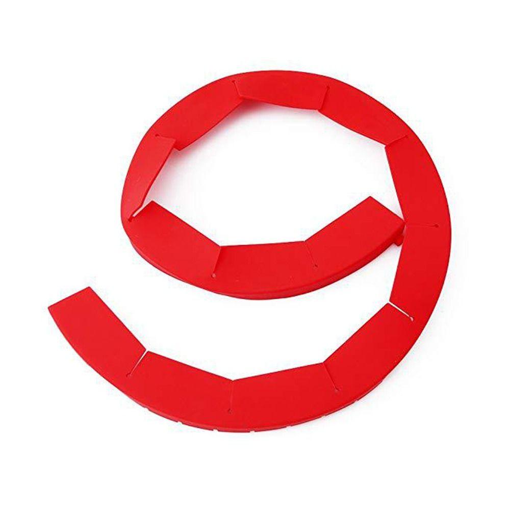 Preva Adjustable Pelindung Kerak Pai Aksesori Dapur Alat Kerak Pai Pie Saver Baking Pie Ring