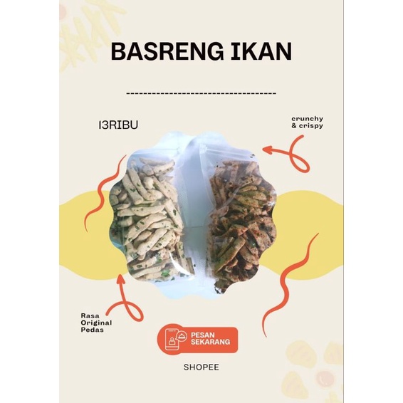 

Basreng pedas daun jeruk/pedas/original/original daun jeruk