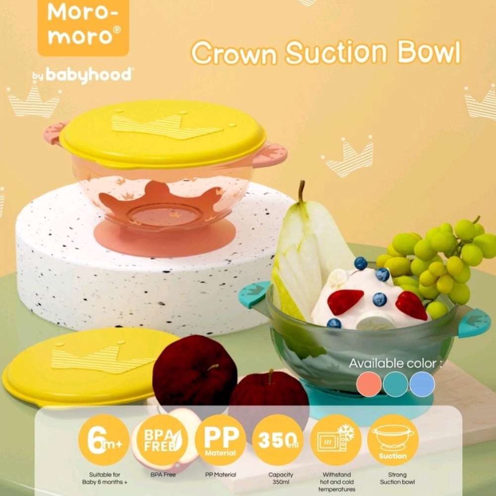 Moro Moro by Babyhood Crown Suction Bowl MSB-2232