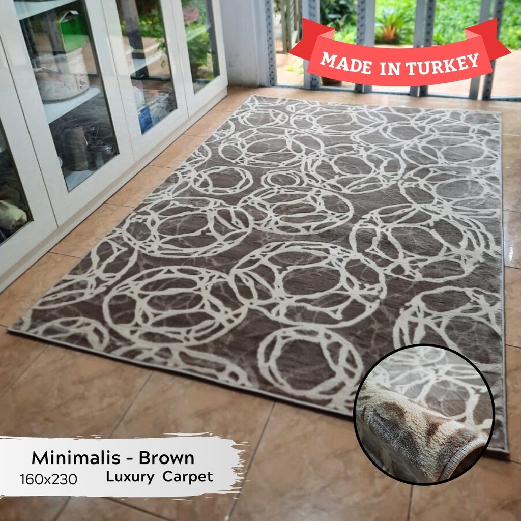 Karpet Turki Import Permadani Asli Turki Uk 160x230 BROWN 5 Karpet Import Turki