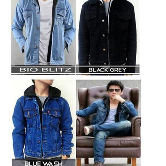 ➺➩⋆❀ Jaket Jeans Hoodie Ariel / Jaket Jeans Pria Ariel / Hoodie Jeans Pria Buruan Beli