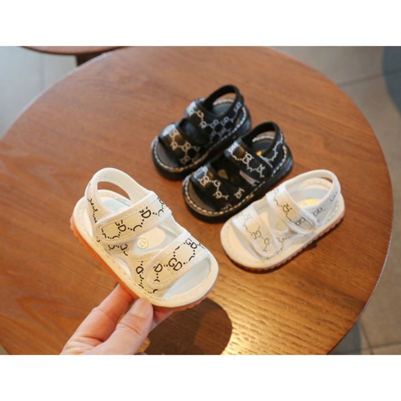 SANDAL ANAK UNISEX IMPORT GUCCI BAHAN LEMBUT NYAMAN DIPAKAI 16-20