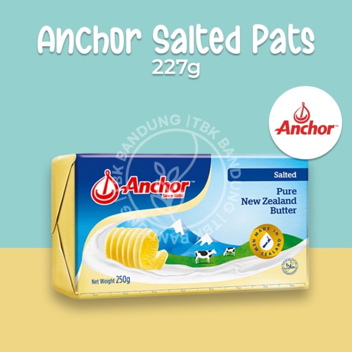 

(BISA COD) ANCHOR SALTED BUTTER 227GR