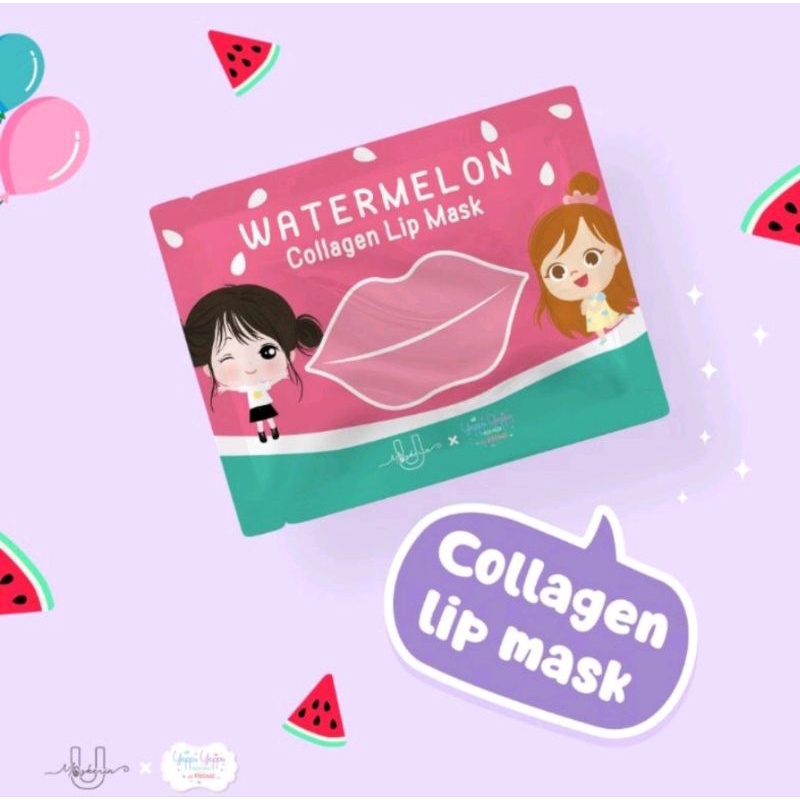 CHINGU COLLAGEN LIP MASK EYE MASKER PELEMBAB BIBIR