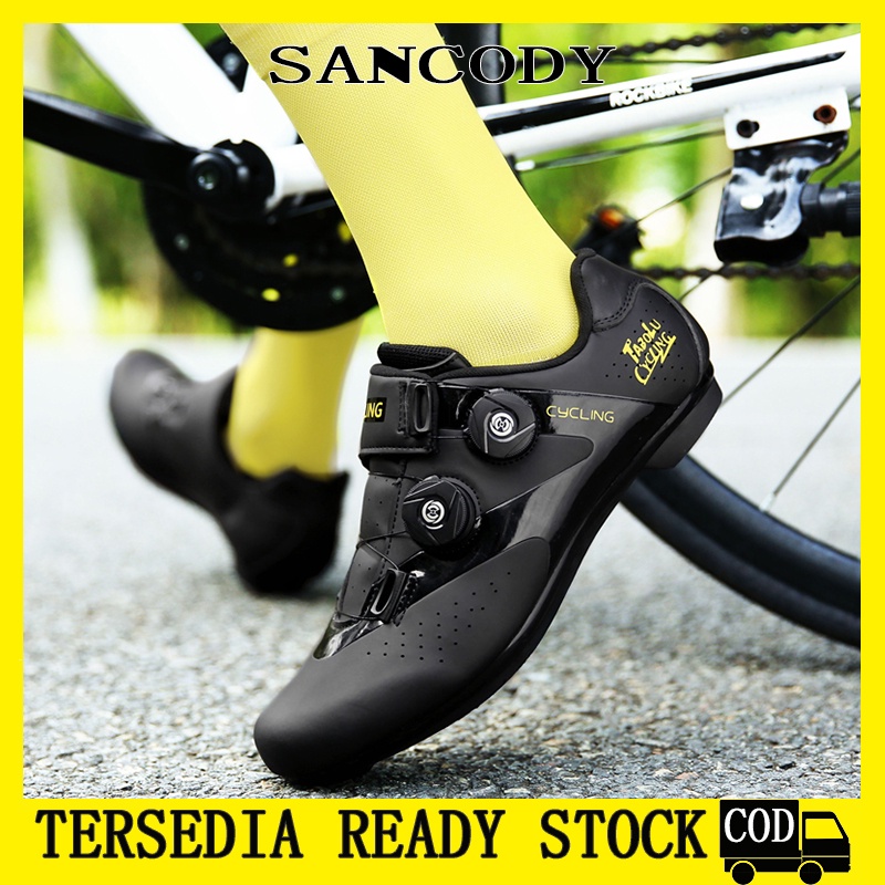 【Tersedia】Sepatu Cleat Road Bike Sepatu Sepeda Cleat Pria Wanita Road Riding Sepatu Sepatu Road Bike