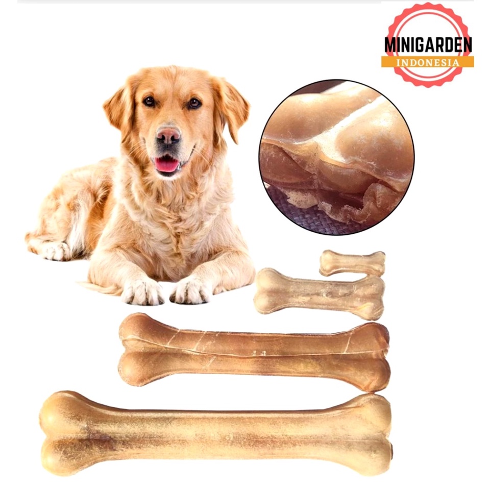 SNACK GIGITAN ANJING PRESS BONE dog snack tulang press rawhide pet dental care