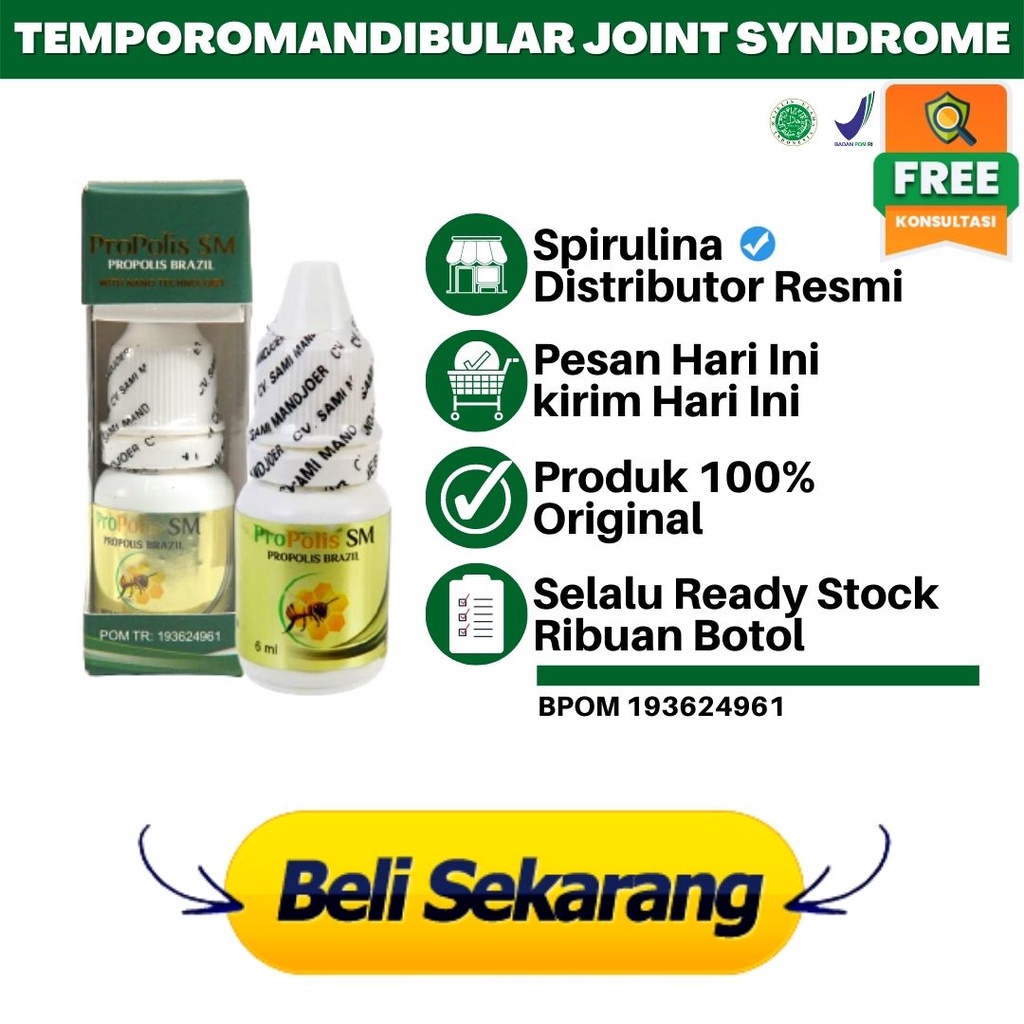 Obat Sulit Menguyah Nyeri Area Telinga Serta Leher Temporomandibular Joint Syndrome TMJ Gangguan Mul