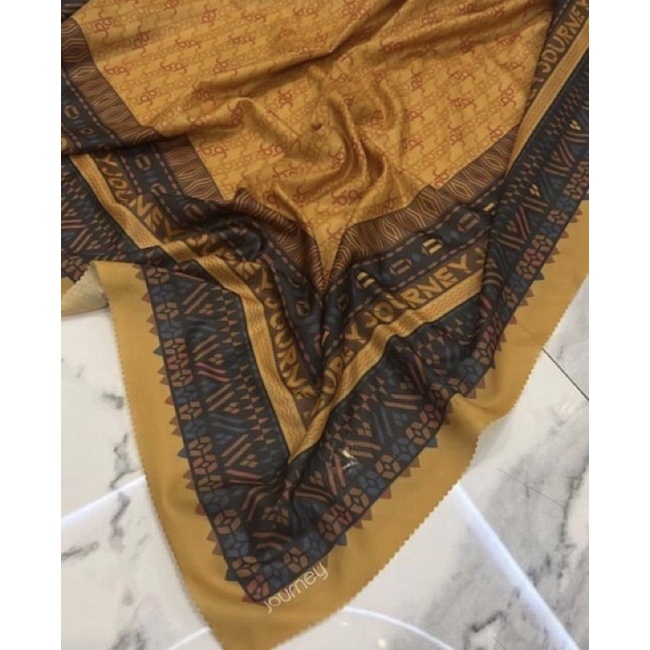 Hijab Segiempat Journey Scarves Akiya Mustard