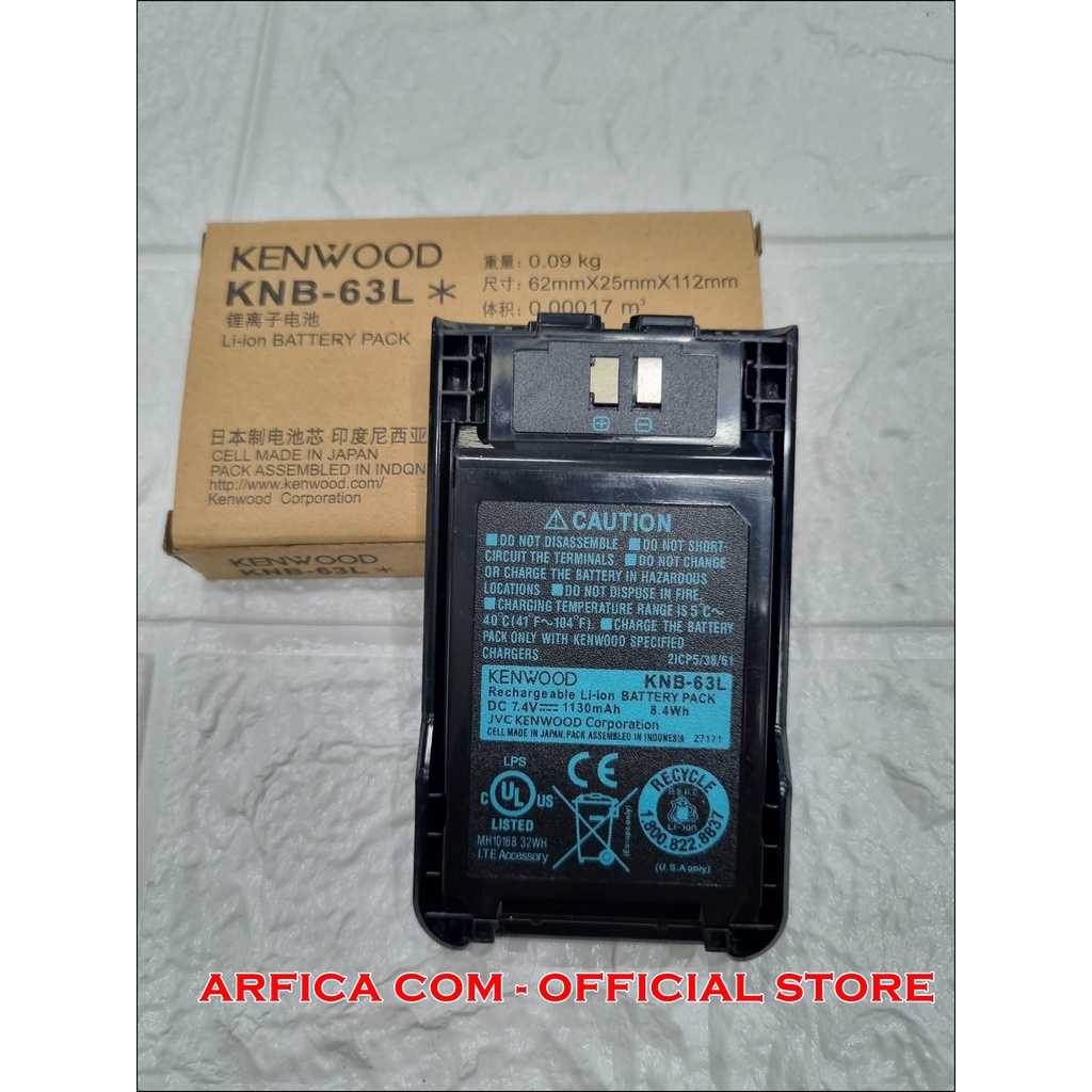 Baterai HT Kenwood TH K20A KNB63L Battery THK20 TH-K20AT TH-K20 THK20A