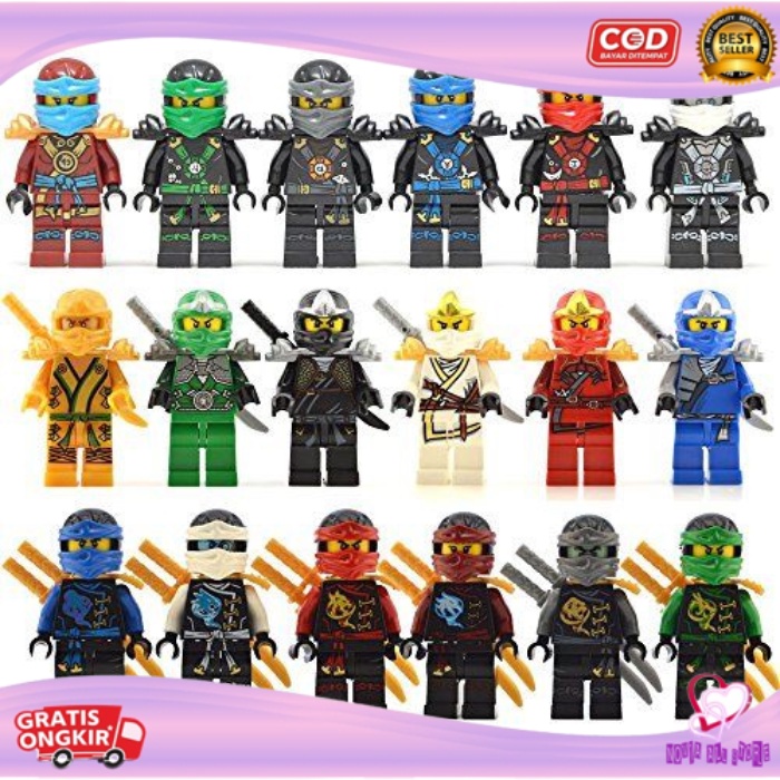 Promo Sale MAINAN ANAK NINJA Murah Brick Block Mainan Anak Murah Random Kado Mainan Anak