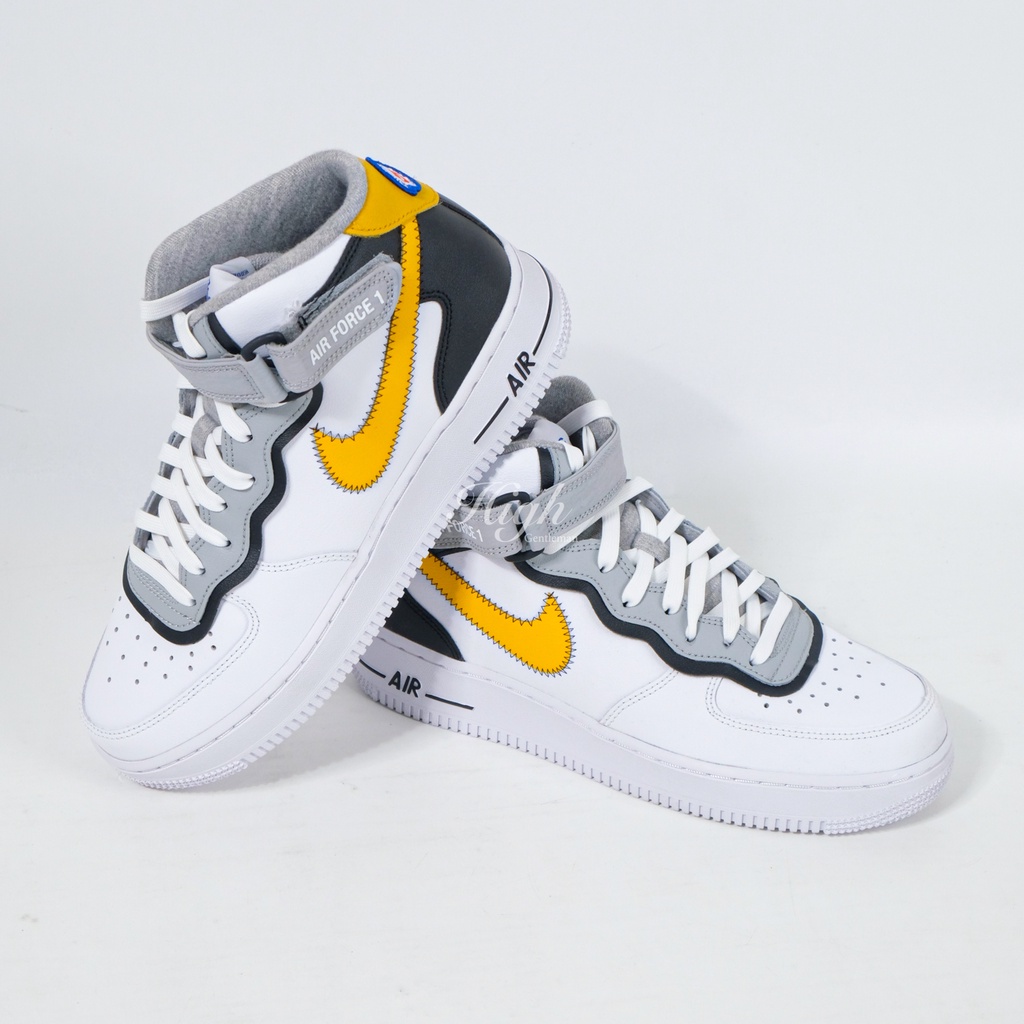 Nike Air Force 1 Mid Athletic Club Black University Gold DH7451-101