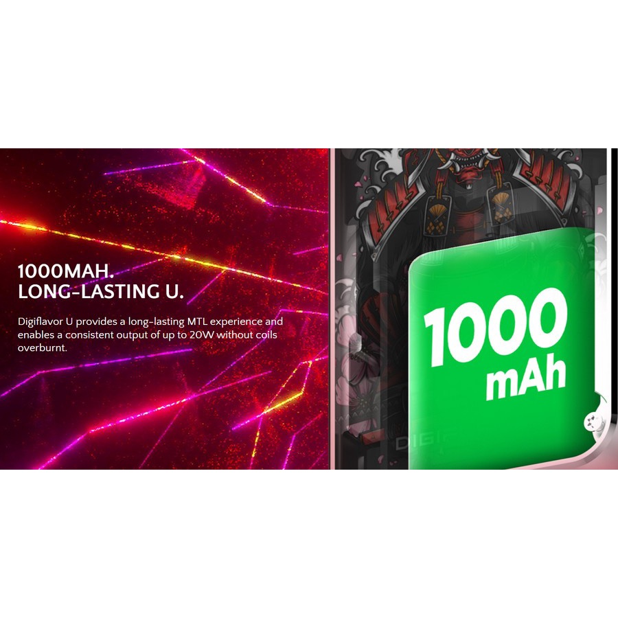 Digiflavor Digi U 20W 1000mAh Pod Kit Authentic by Geekvape / Digi U Pod Kit
