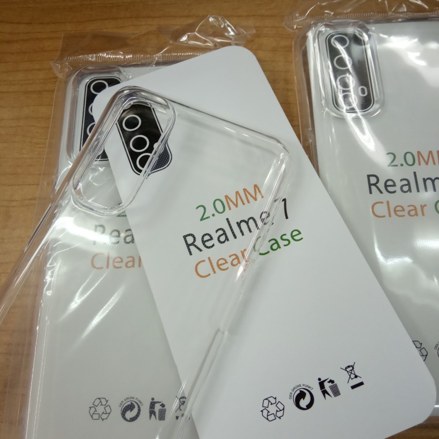 REALME 7 / REALME 7i / REALME 7 PRO COVER ULTRA CLEAR HD TPU TRANSPARAN SOFTCASE 2.0MM SILIKON BENING