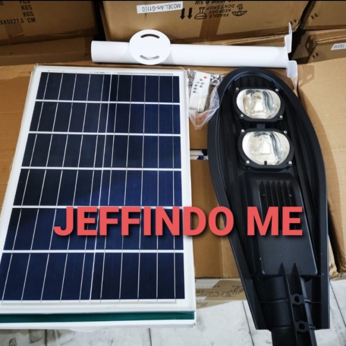 LAMPU JALAN SOLAR CELL 100 WATT 100 W TENAGA SURYA PJU COBRA LED