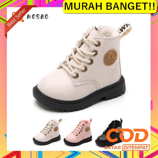 Sepatu Boots Anak Perempuan Original Terbarusrs Cewek 2022 Cewe Kekini Mosbo Sepatu Boots Anak Laki 