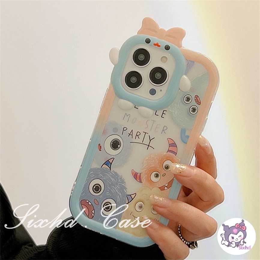 Realme Soft Case Pelindung Desain Kartun Monster Kamera 3D Untuk C35 C31 C30 C25Y C21Y C25 C15 C12 C11 C21 C20 C17 C3 9i 7i 6i 5i 5s 5 Narzo 50A