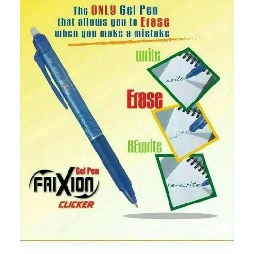 

[KODE PRODUK 7E7MR40] Isi Pulpen Frixion Clicker // Refill Pilot Frixion Clicker 0.5 & 0.7 -100% ORIGINAL