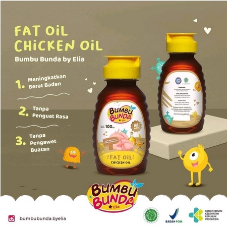 Bumbu Bunda Beef Oil Chicken Oil dan Salmon Oil 100Ml - Kabakids Store