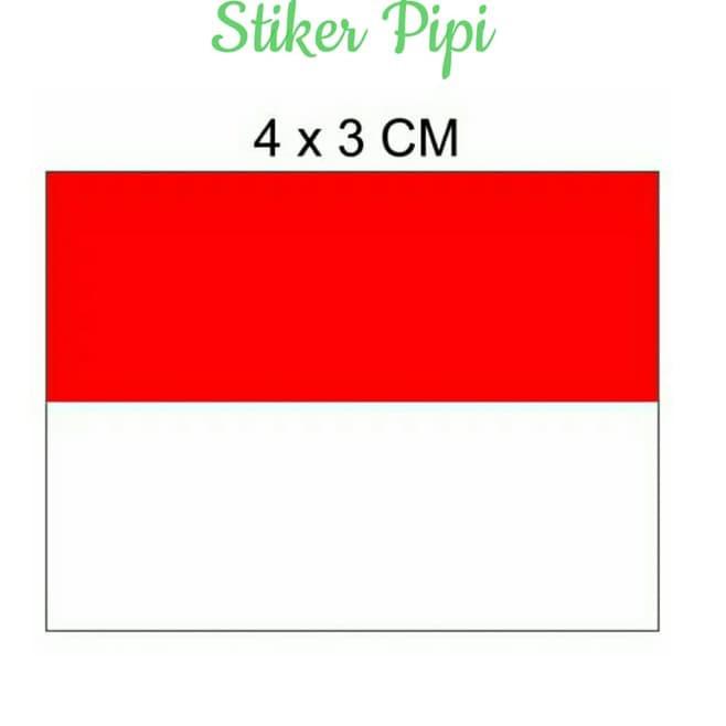 

M(1R❤) Paket 10 pc Stiker Pipi Bendera Merah Putih Logo Indonesia Lomba 17 Agustus ASEAN GAMES Kemerdekaaan Hari Raya amanah