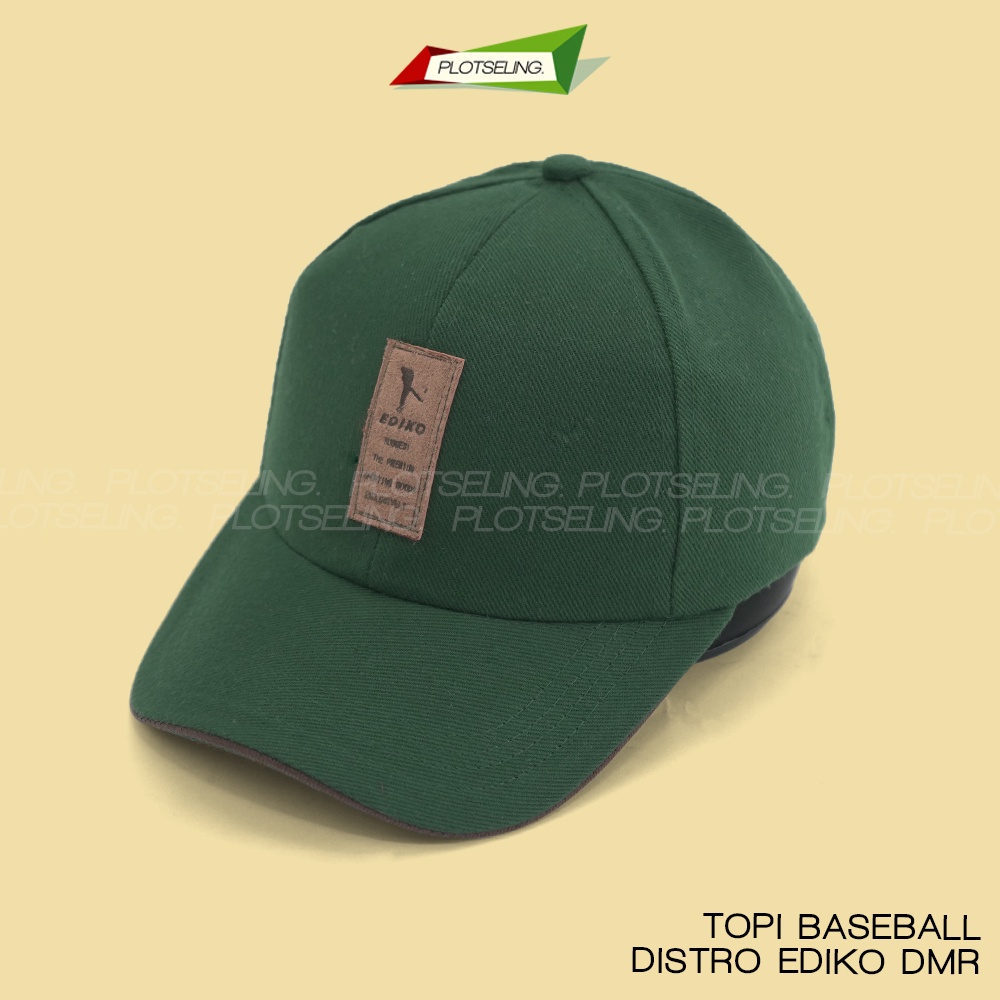 Topi Baseball Golf Sport EDIKO Pria Wanita Abu Hijau Hitam Navy Putih Bahan DMR Distro Ukuran All Size