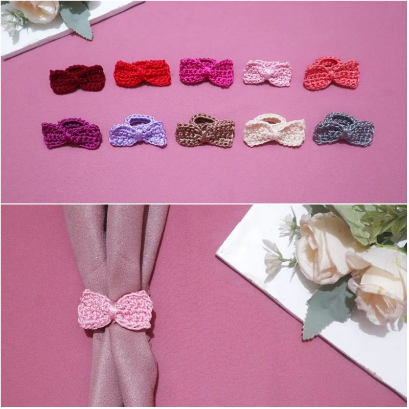 ♡ rhiez_os || Ring Hijab Rajut / Cincin Hijab Rajut