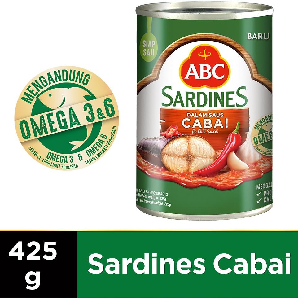 

ぷ ABC Sarden Saus Cabai 425 g パ