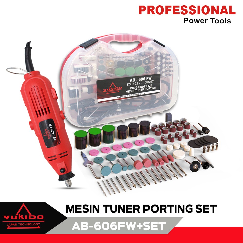 mesin tuner porting Mini Grinder Gerinda Tangan Multifungsi Die Grinder Tuner KIT Mesin Gerinda Mini 95pc set bor ukir mini ready bor gantung ryu