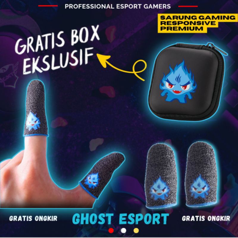 FREE BOX SARUNG JEMPOL GAMING ANTI ANTI KERINGAT BASAH LICIN PREMIUM