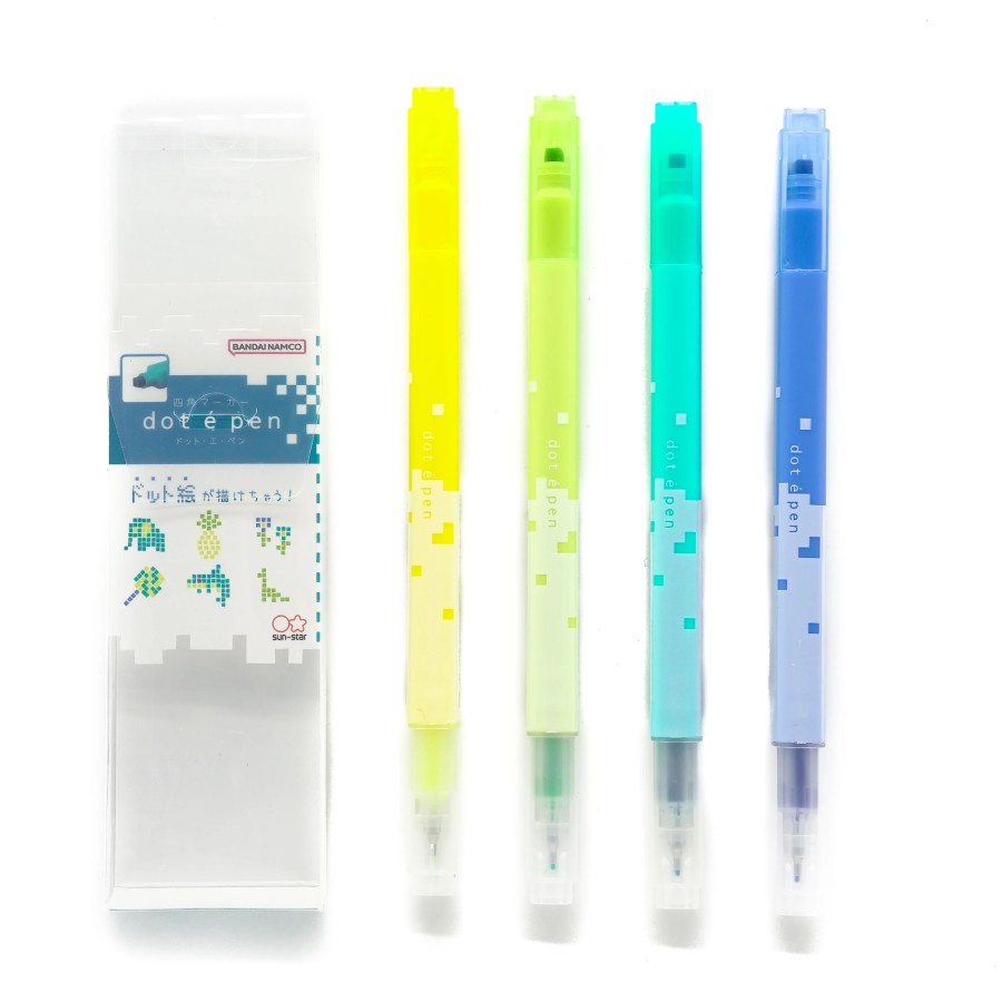 

D3W! Sun Star Dot E Square Marker Dual Sided Fine Pen Pixel Highlight