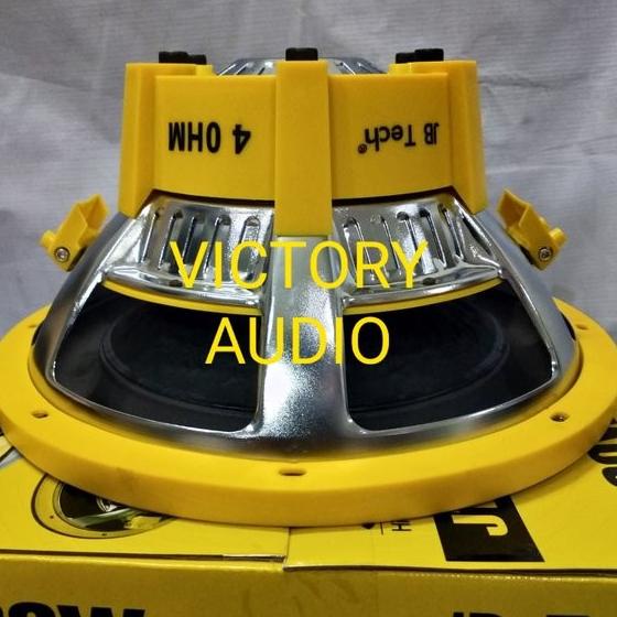 Ma Paket Audio Mobil Subwoofer Plus Box Speaker Hitam Merk Jb Tech