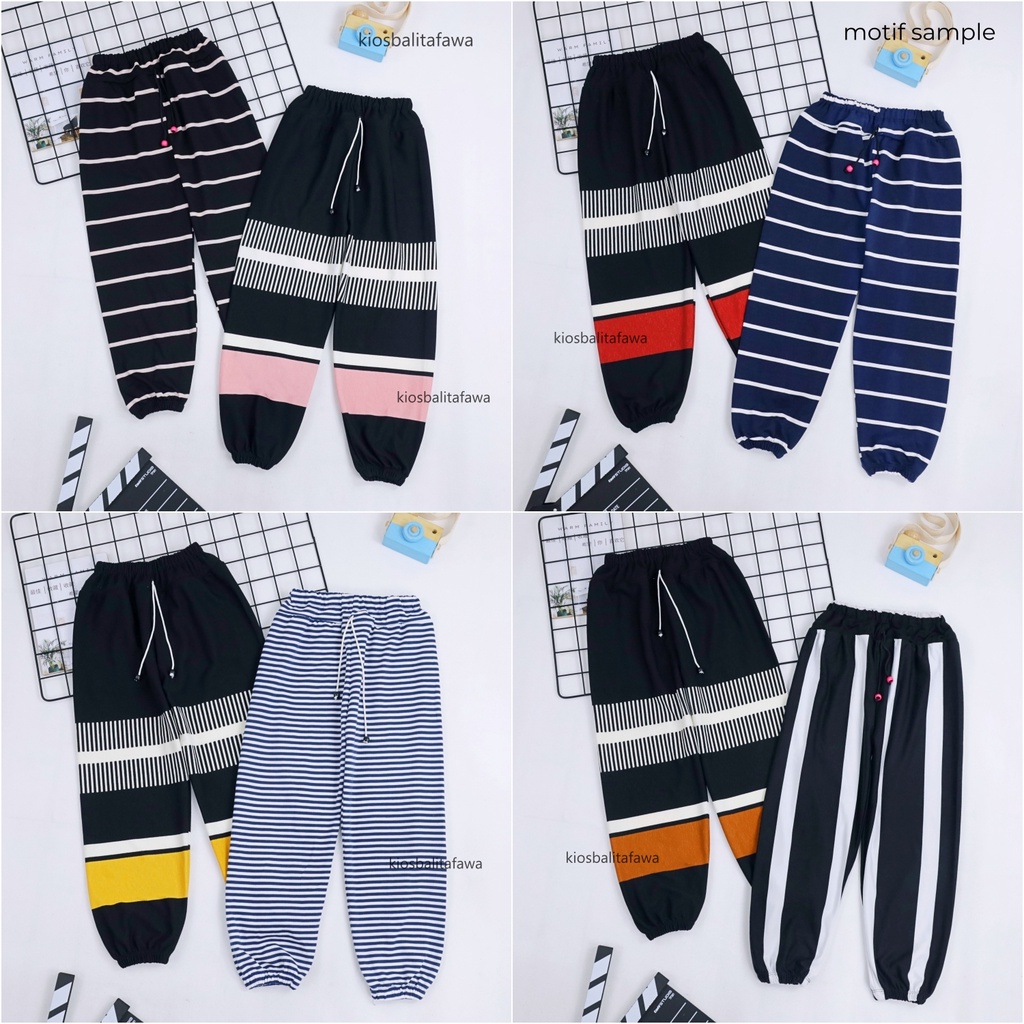 Jogger Motif Uk 7-8 Tahun / Celana Panjang Anak Laki Joger Pants Perempuan Import Grosir